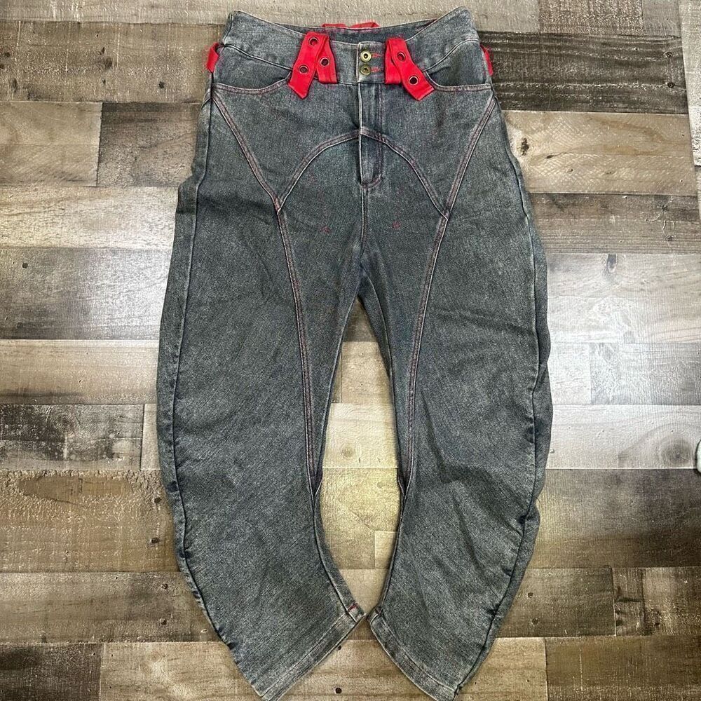 JFC.N.Punk Men’s Size XS Pants Grey Goth Alt Emo Raver Rock Casual Vintage